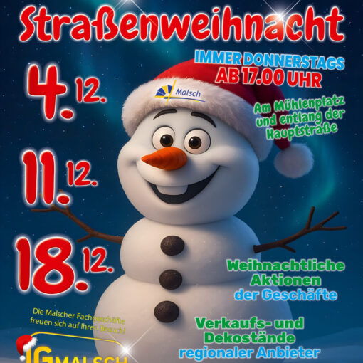 Malscher strassenweihnacht 2025